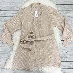 Topshop Camel Tan Cardigan Sweater